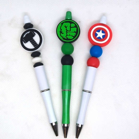 Marvel Other - 1 Marvel Superhero Pen Thor Hulk Captain America
